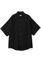 【UNISEX】Prime-Over フリルギャザー切替シャツ メゾンスペシャル/MAISON SPECIAL BLK(ブラック)
