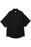 【UNISEX】Prime-Over フリルギャザー切替シャツ