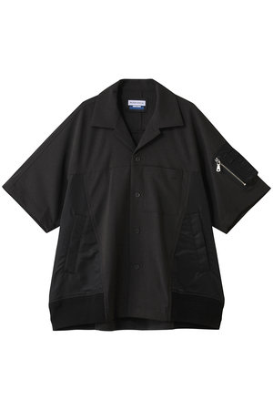 メゾンスペシャル/MAISON SPECIALの【UNISEX】ドッキングMA-1 S/Sシャツ(110400/110402)