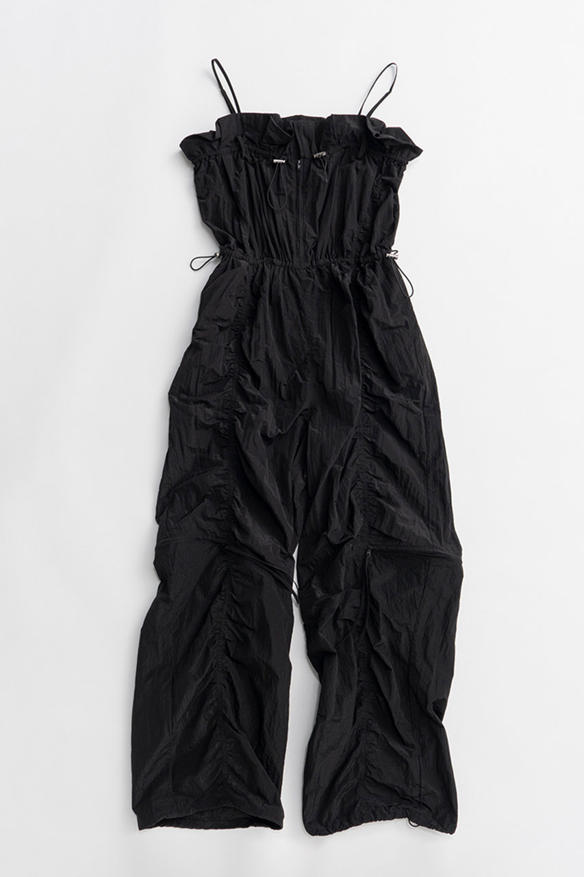 メゾンスペシャル/MAISON SPECIALの【予約販売】Frill Bust 2WAY Romper/フリルバスト2WAYロンパース(BLK(ブラック)/21261265805)
