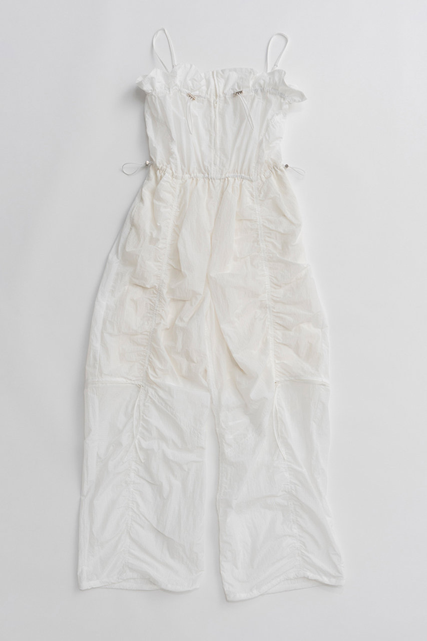メゾンスペシャル/MAISON SPECIALのFrill Bust 2WAY Romper/フリルバスト2WAYロンパース(WHT(ホワイト)/21261265805)
