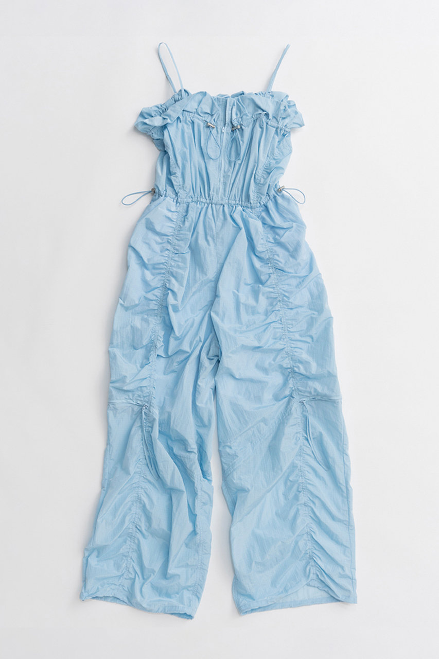 メゾンスペシャル/MAISON SPECIALのFrill Bust 2WAY Romper/フリルバスト2WAYロンパース(BLU(ブルー)/21261265805)