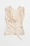 【予約販売】Front-Draped TOPs/フロントドレープトップス メゾンスペシャル/MAISON SPECIAL WHT(ホワイト)