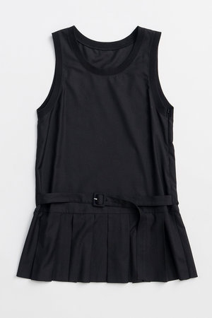 メゾンスペシャル/MAISON SPECIALの【予約販売】Pleated Mini Jumper Skirt/プリーツミニジャンパースカート(110700/110701)