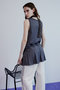 【予約販売】Pleated Mini Jumper Skirt/プリーツミニジャンパースカート メゾンスペシャル/MAISON SPECIAL