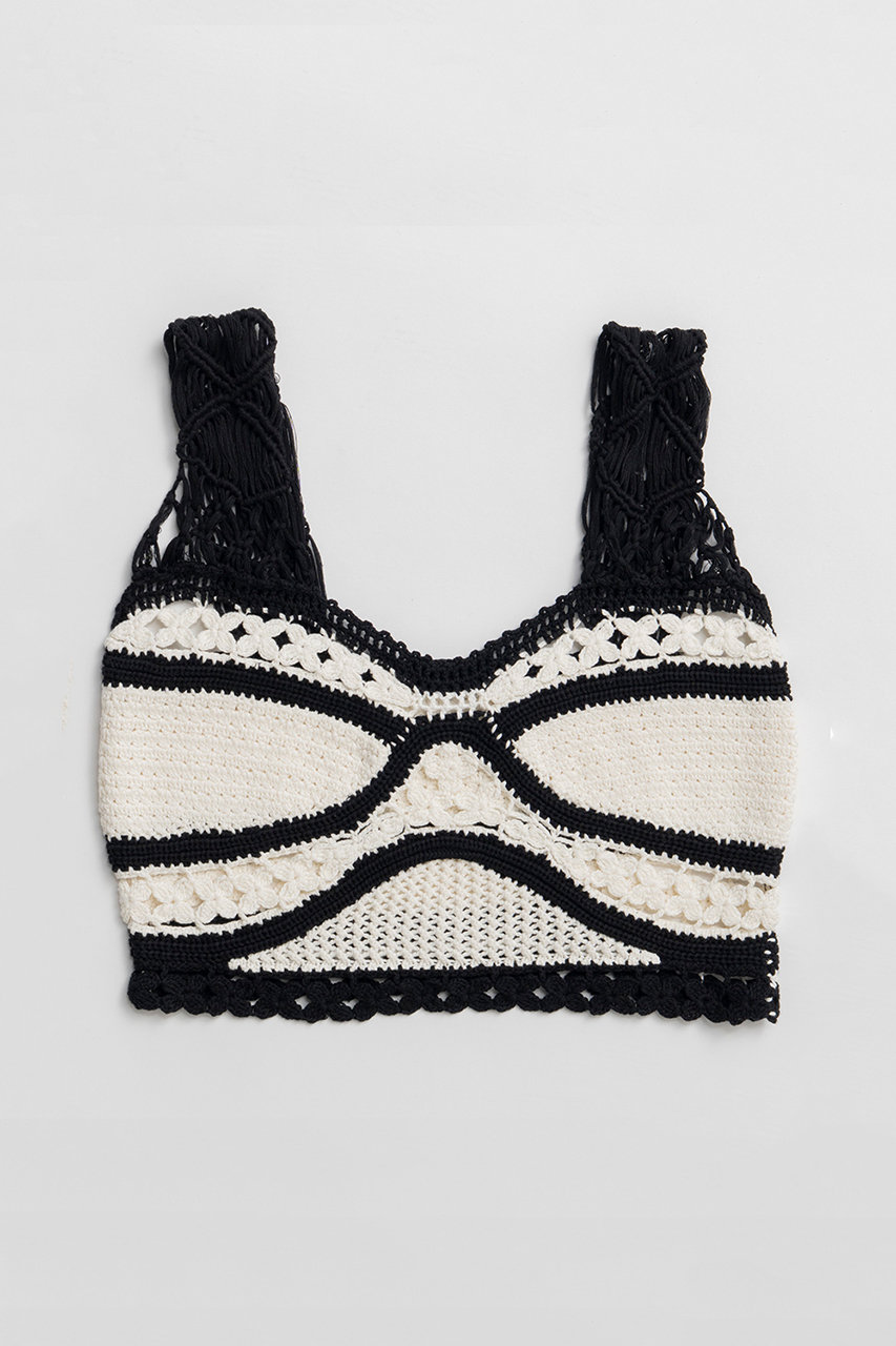 メゾンスペシャル/MAISON SPECIALの【予約販売】Crochet Bustier/クロシェビスチェ(IVR(アイボリー)/21261366304)