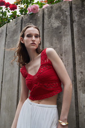 メゾンスペシャル/MAISON SPECIALの【予約販売】Crochet Bustier/クロシェビスチェ(110100/110101)
