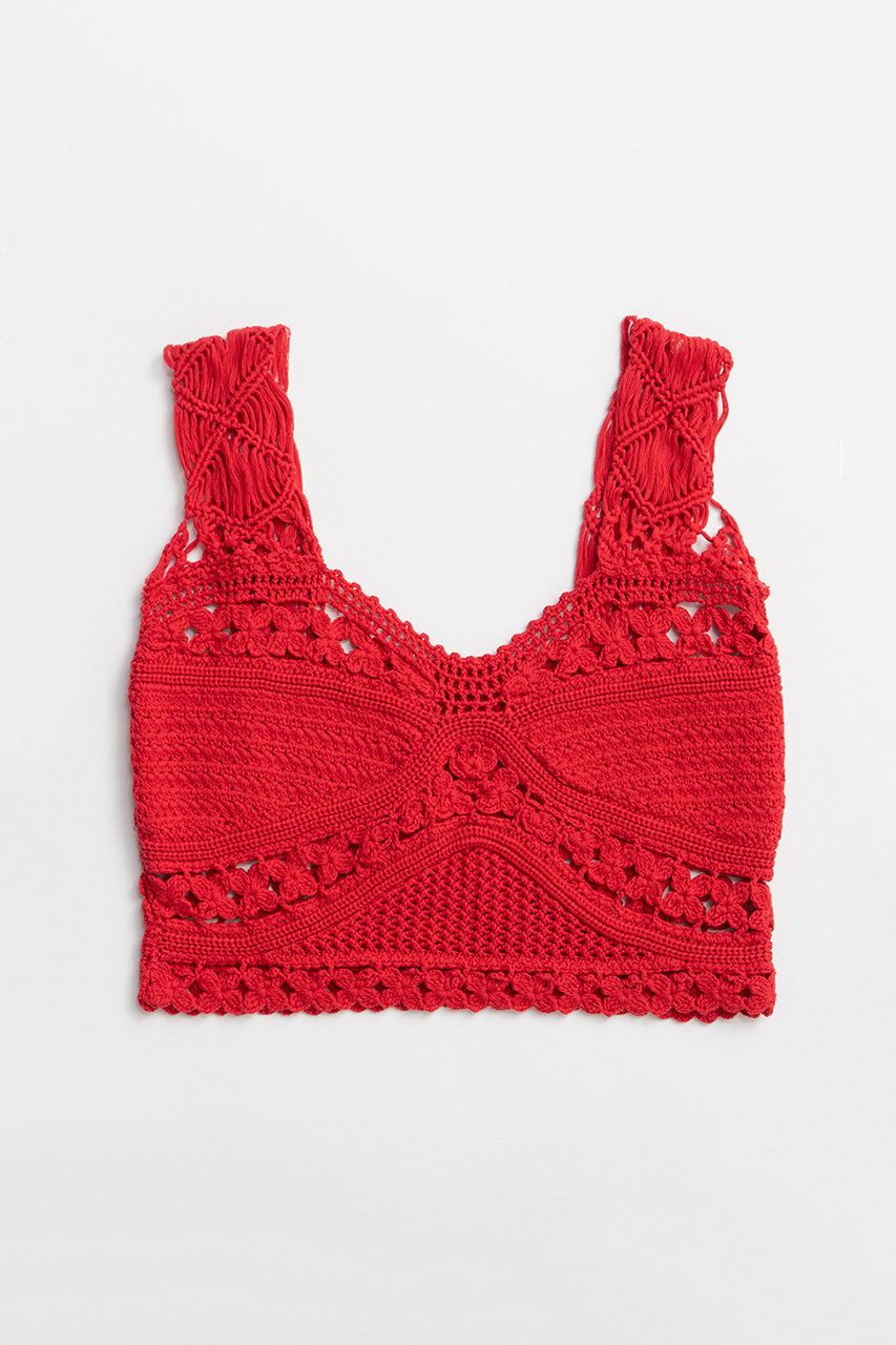 メゾンスペシャル/MAISON SPECIALの【予約販売】Crochet Bustier/クロシェビスチェ(RED(レッド)/21261366304)