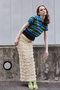 【予約販売】Sheer Border Knit Polo/シアーボーダーニットポロ メゾンスペシャル/MAISON SPECIAL
