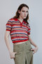 【予約販売】Sheer Border Knit Polo/シアーボーダーニットポロ メゾンスペシャル/MAISON SPECIAL
