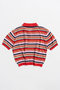 【予約販売】Sheer Border Knit Polo/シアーボーダーニットポロ メゾンスペシャル/MAISON SPECIAL