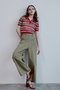 【予約販売】Sheer Border Knit Polo/シアーボーダーニットポロ メゾンスペシャル/MAISON SPECIAL