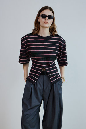 メゾンスペシャル/MAISON SPECIALの【予約販売】Power sholder T-Shirt/パワショルダーTシャツ(110100/110102)
