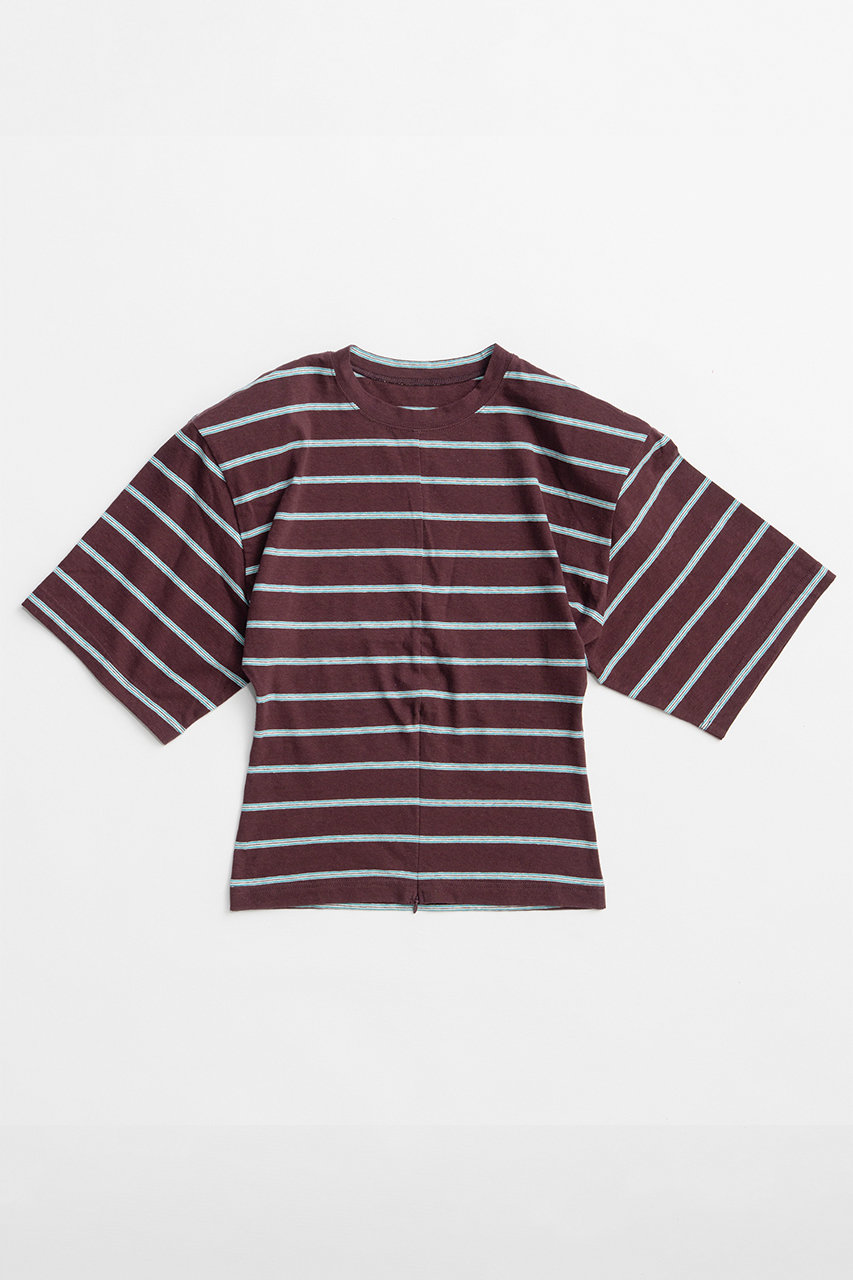 メゾンスペシャル/MAISON SPECIALの【予約販売】Power sholder T-Shirt/パワショルダーTシャツ(BRN(ブラウン)/21261415212)