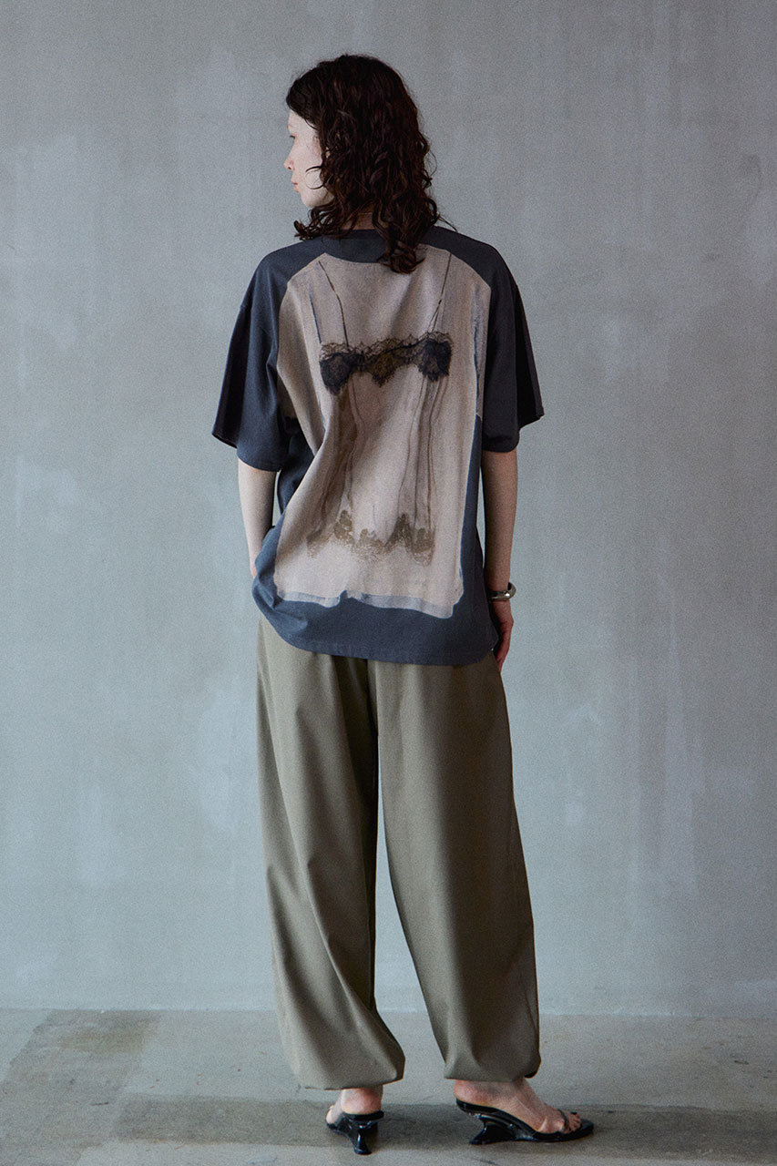 メゾンスペシャル トロンプルイユ スキントップス フリーサイズ 黒 MAISON SPECIAL(メゾンスペシャル)｜Lingerie Trompe l'oeil T-Shirt