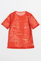 【予約販売】Hand-Knit Mesh T-Shirt/ハンドロゴメッシュTシャツ メゾンスペシャル/MAISON SPECIAL RED(レッド)