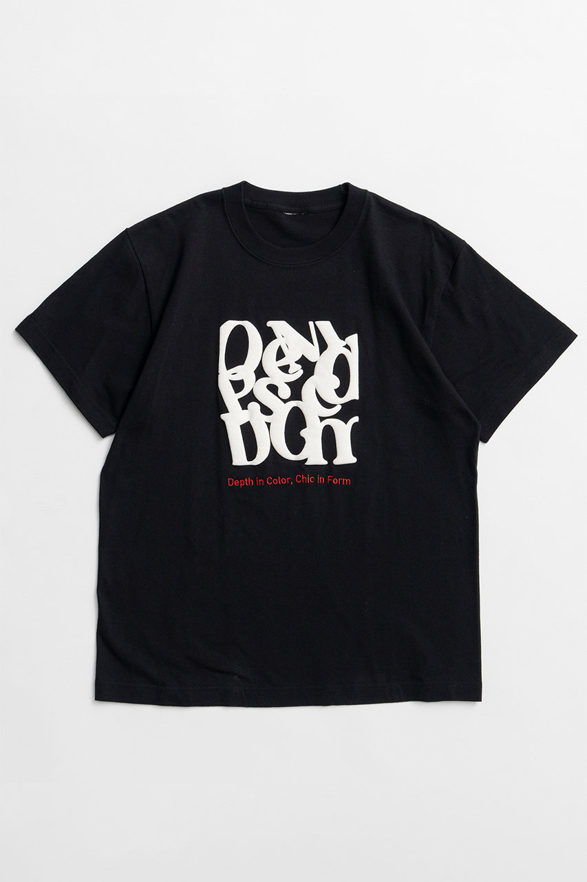 メゾンスペシャル/MAISON SPECIALのComposed Logo T-Shirt/ComposedロゴTシャツ(BLK(ブラック)/21261415320)