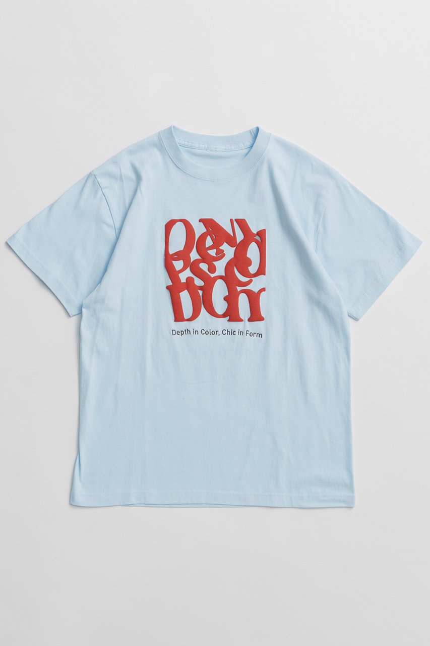 メゾンスペシャル/MAISON SPECIALのComposed Logo T-Shirt/ComposedロゴTシャツ(BLU(ブルー)/21261415320)