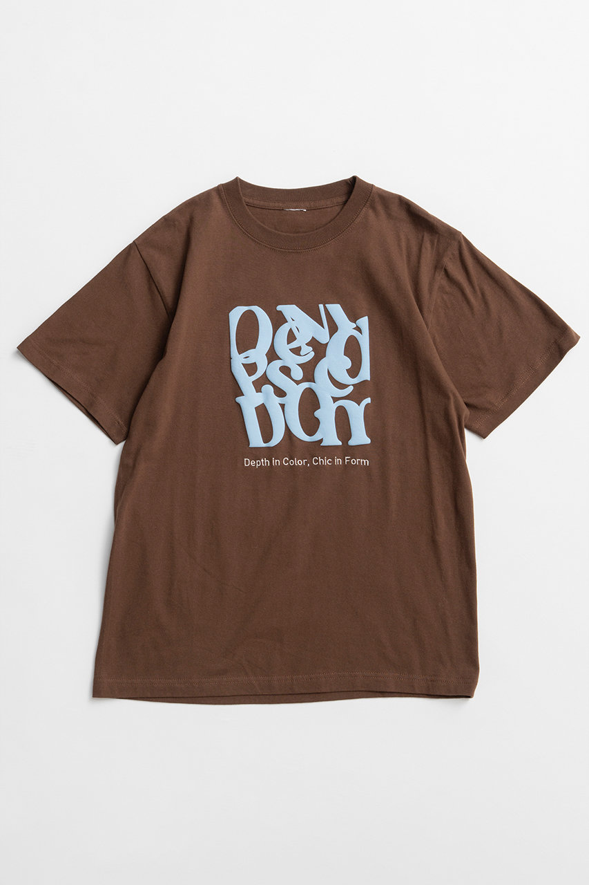 メゾンスペシャル/MAISON SPECIALのComposed Logo T-Shirt/ComposedロゴTシャツ(BRN(ブラウン)/21261415320)