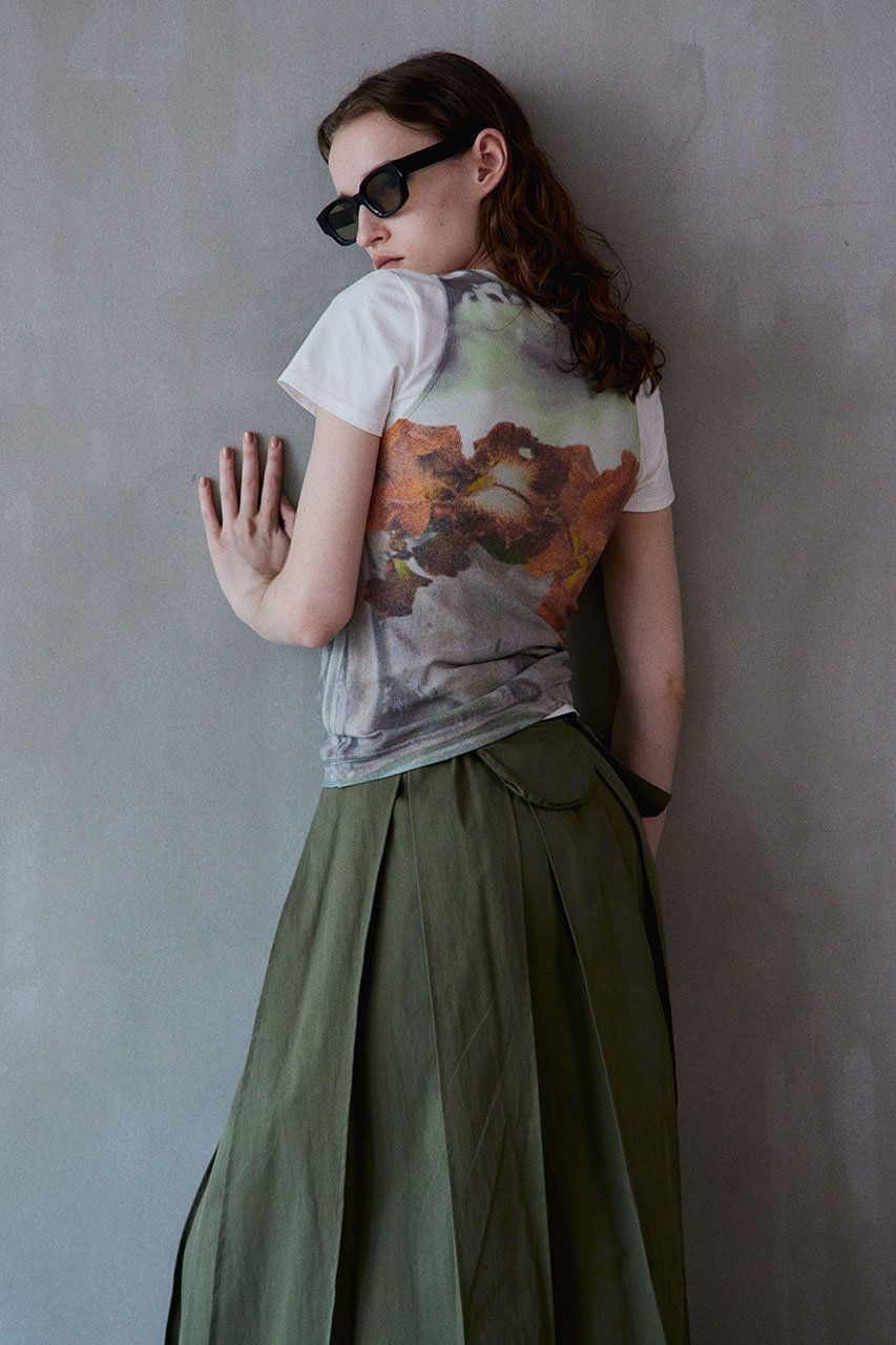MAISON SPECIAL(メゾンスペシャル)｜【予約販売】Flower Print Ribbed