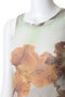 Flower Print Ribbed Tank Top/フラワープリントリブタンクトップ メゾンスペシャル/MAISON SPECIAL