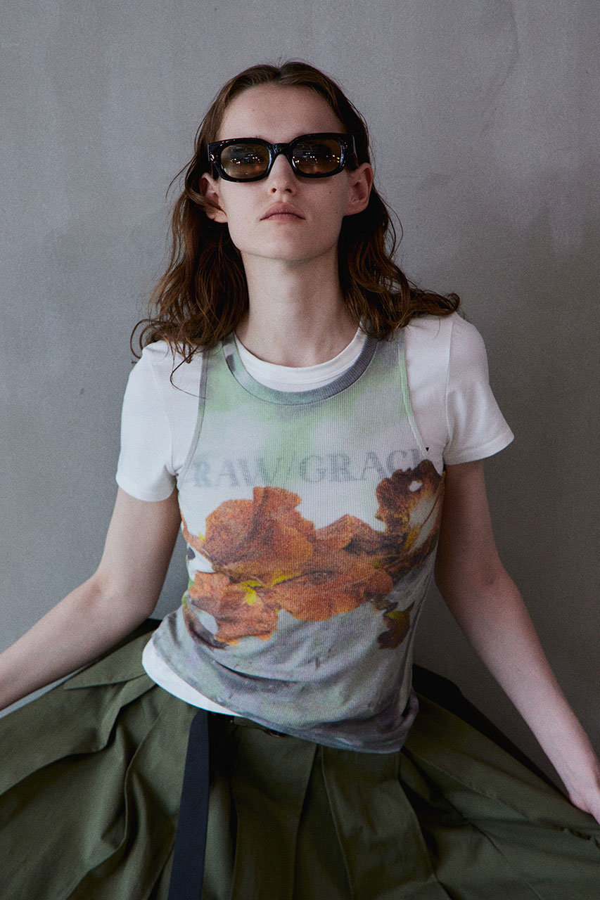 MAISON SPECIAL(メゾンスペシャル)｜【予約販売】Flower Print Ribbed