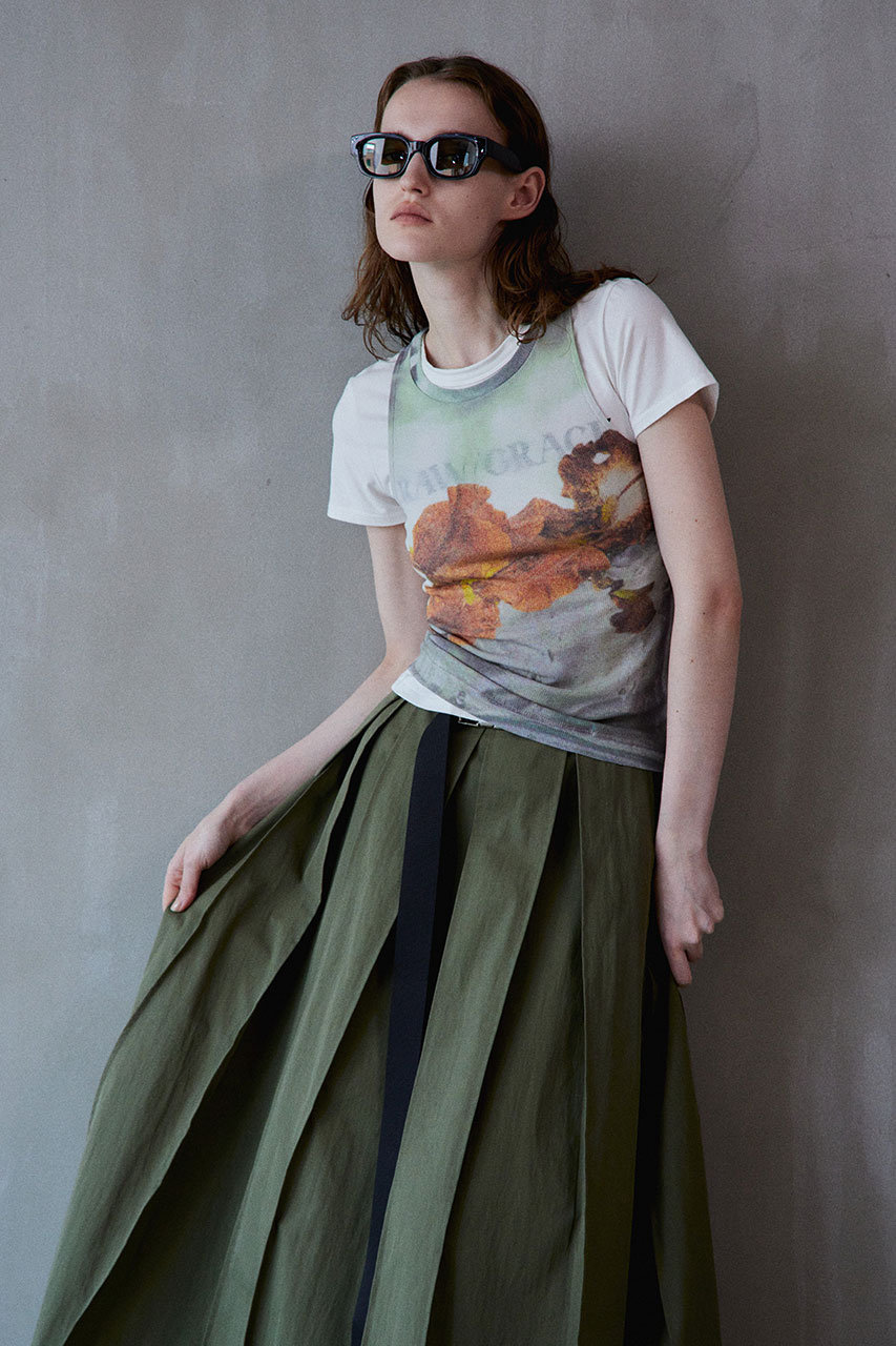 MAISON SPECIAL(メゾンスペシャル)｜【予約販売】Flower Print Ribbed