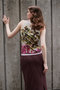 【予約販売】Flower Print Ribbed Tank Top/フラワープリントリブタンクトップ メゾンスペシャル/MAISON SPECIAL