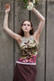 【予約販売】Flower Print Ribbed Tank Top/フラワープリントリブタンクトップ メゾンスペシャル/MAISON SPECIAL