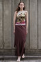【予約販売】Flower Print Ribbed Tank Top/フラワープリントリブタンクトップ メゾンスペシャル/MAISON SPECIAL