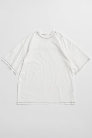 メゾンスペシャル/MAISON SPECIALのMulti-Way Color Stitch-Over T-Shirt/マルチウェイカラーステッチオーバーTEE