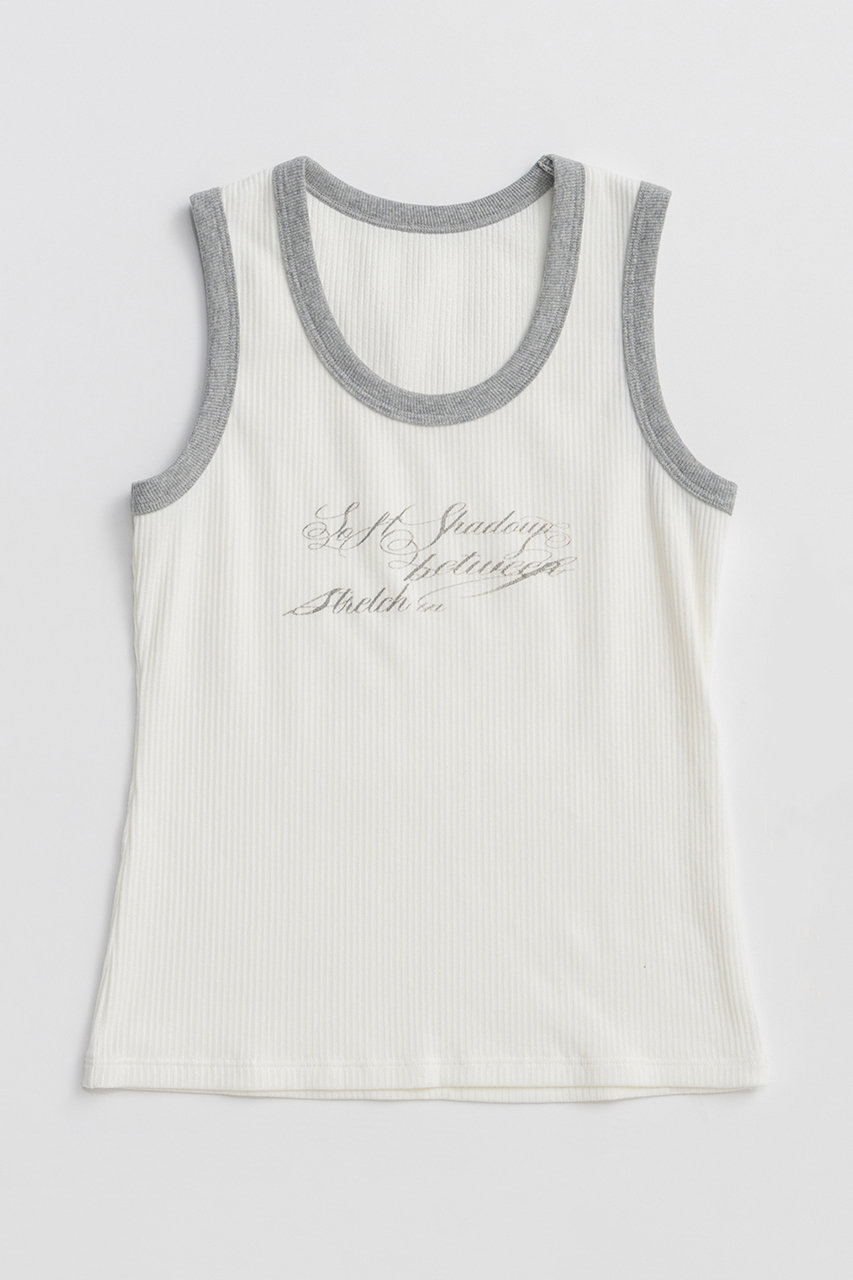 メゾンスペシャル/MAISON SPECIALの【予約販売】Two-Tone Ringer Tank/バイカラーリンガータンク(WHT(ホワイト)/21261415820)