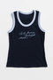 【予約販売】Two-Tone Ringer Tank/バイカラーリンガータンク メゾンスペシャル/MAISON SPECIAL NVY(ネイビー)