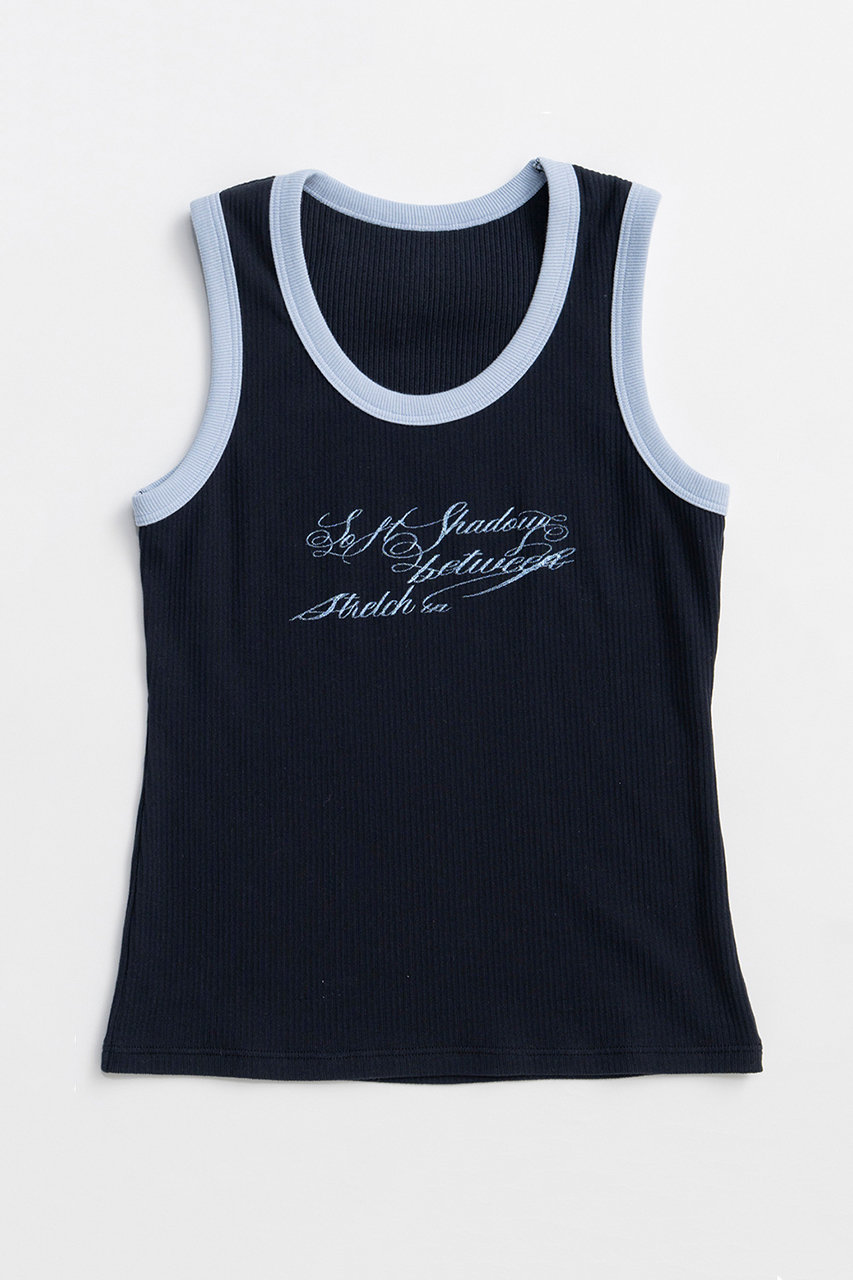 メゾンスペシャル/MAISON SPECIALの【予約販売】Two-Tone Ringer Tank/バイカラーリンガータンク(NVY(ネイビー)/21261415820)