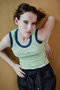 【予約販売】Two-Tone Ringer Tank/バイカラーリンガータンク メゾンスペシャル/MAISON SPECIAL