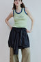 【予約販売】Two-Tone Ringer Tank/バイカラーリンガータンク メゾンスペシャル/MAISON SPECIAL
