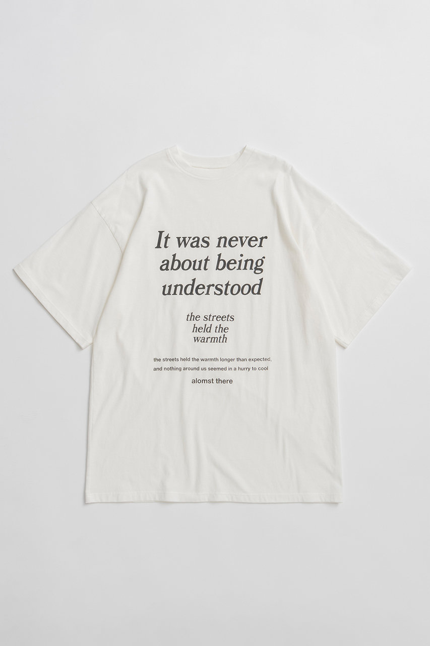 メゾンスペシャル/MAISON SPECIALの【予約販売】Message-Over T-Shirt/メッセージオーバーTシャツ(WHT(ホワイト)/21261415822)