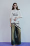 【予約販売】Message-Over T-Shirt/メッセージオーバーTシャツ メゾンスペシャル/MAISON SPECIAL