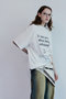 【予約販売】Message-Over T-Shirt/メッセージオーバーTシャツ メゾンスペシャル/MAISON SPECIAL