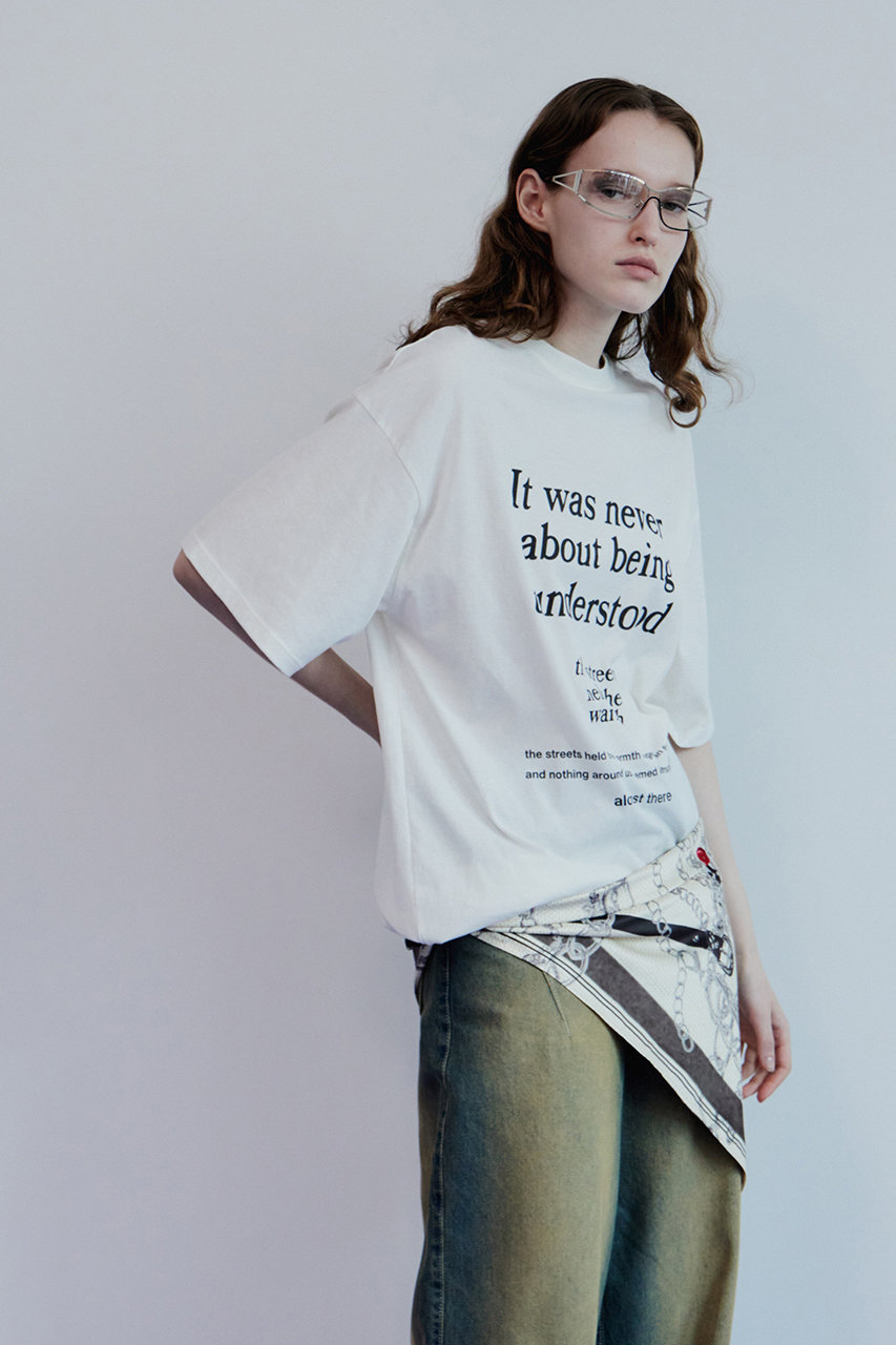 MAISON SPECIAL(メゾンスペシャル)｜Message-Over T-Shirt/メッセージ