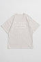 【予約販売】Message-Over T-Shirt/メッセージオーバーTシャツ メゾンスペシャル/MAISON SPECIAL L.GRY(ライトグレー)