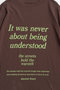 【予約販売】Message-Over T-Shirt/メッセージオーバーTシャツ メゾンスペシャル/MAISON SPECIAL