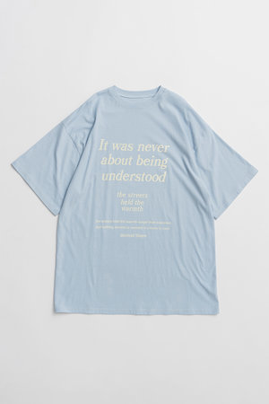 メゾンスペシャル/MAISON SPECIALの【予約販売】Message-Over T-Shirt/メッセージオーバーTシャツ(110100/110102)