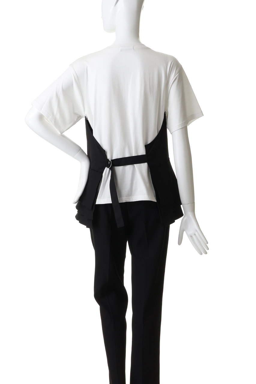 MAISON SPECIAL(メゾンスペシャル)｜Wrap Pleats Dock T-Shirt/ラップ