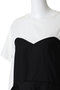 Wrap Pleats Dock T-Shirt/ラッププリーツドッキングTシャツ メゾンスペシャル/MAISON SPECIAL
