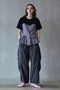 Wrap Pleats Dock T-Shirt/ラッププリーツドッキングTシャツ メゾンスペシャル/MAISON SPECIAL