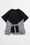 【予約販売】Wrap Pleats Dock T-Shirt/ラッププリーツドッキングTシャツ メゾンスペシャル/MAISON SPECIAL