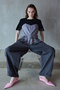 Wrap Pleats Dock T-Shirt/ラッププリーツドッキングTシャツ メゾンスペシャル/MAISON SPECIAL