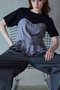 Wrap Pleats Dock T-Shirt/ラッププリーツドッキングTシャツ メゾンスペシャル/MAISON SPECIAL
