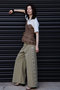 Wrap Pleats Dock T-Shirt/ラッププリーツドッキングTシャツ メゾンスペシャル/MAISON SPECIAL